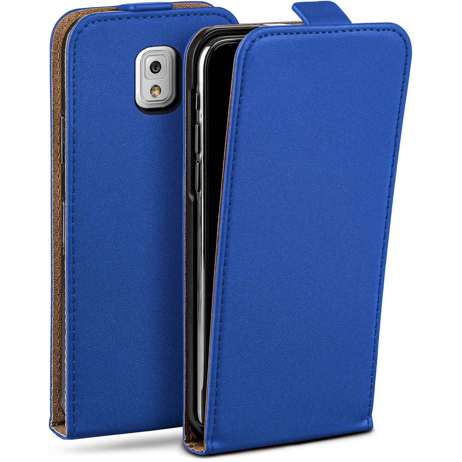 moex Flip Case Samsung Galaxy Note 3 Klapphülle Leder Optik Hauptbild