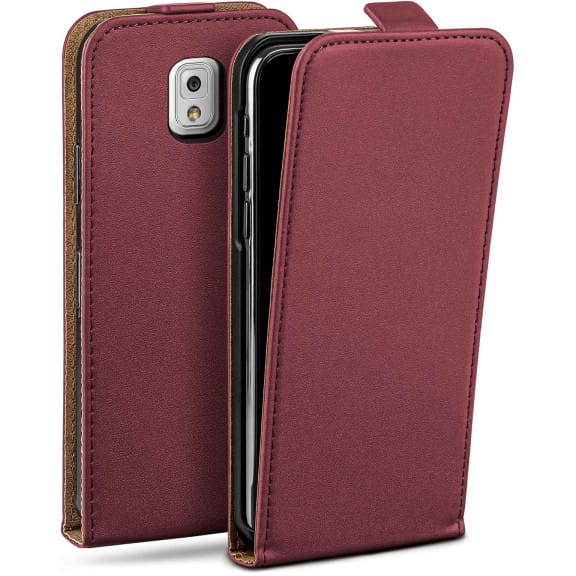 moex Flip Case Samsung Galaxy Note 3 Klapphülle Leder Optik – Weiteres Produktbild 1 moex Flip Case Samsung Galaxy Note 3 Klapphülle Leder Optik – Weiteres Produktbild 1