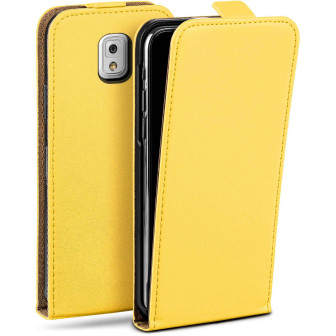 moex Flip Case Samsung Galaxy Note 3 Klapphülle Leder Optik – Acid-Yellow moex Flip Case Samsung Galaxy Note 3 Klapphülle Leder Optik – Acid-Yellow