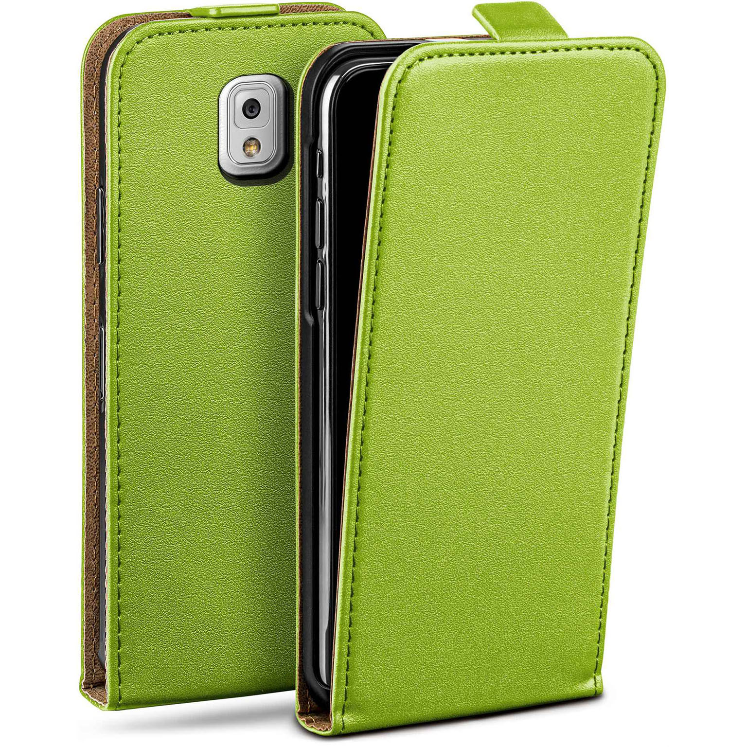 moex Flip Case Samsung Galaxy Note 3 Klapphülle Leder Optik Hauptbild