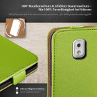 moex Flip Case Samsung Galaxy Note 3 Klapphülle Leder Optik – Weiteres Produktbild 3