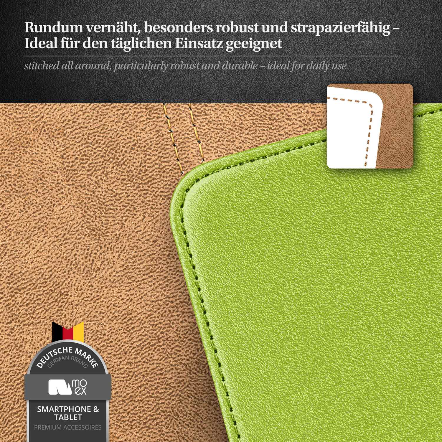 moex Flip Case Samsung Galaxy Note 3 Klapphülle Leder Optik – Weiteres Produktbild 4