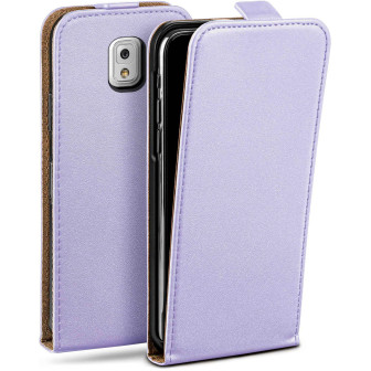 moex Flip Case Samsung Galaxy Note 3 Klapphülle Leder Optik – Violescent moex Flip Case Samsung Galaxy Note 3 Klapphülle Leder Optik – Violescent