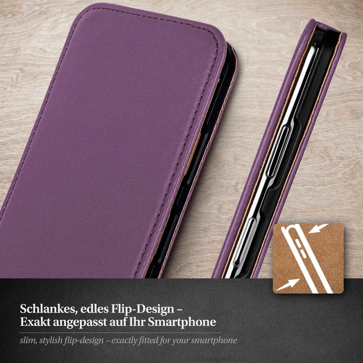 moex Flip Case Samsung Galaxy Note 3 Klapphülle Leder Optik – Weiteres Produktbild 1