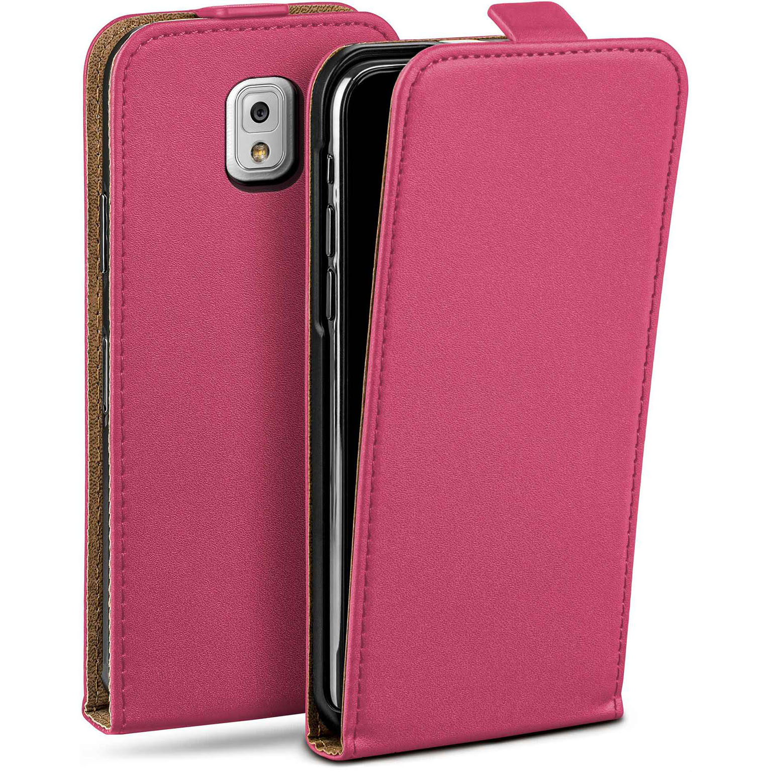 moex Flip Case Samsung Galaxy Note 3 Klapphülle Leder Optik – Weiteres Produktbild 1 moex Flip Case Samsung Galaxy Note 3 Klapphülle Leder Optik – Weiteres Produktbild 1