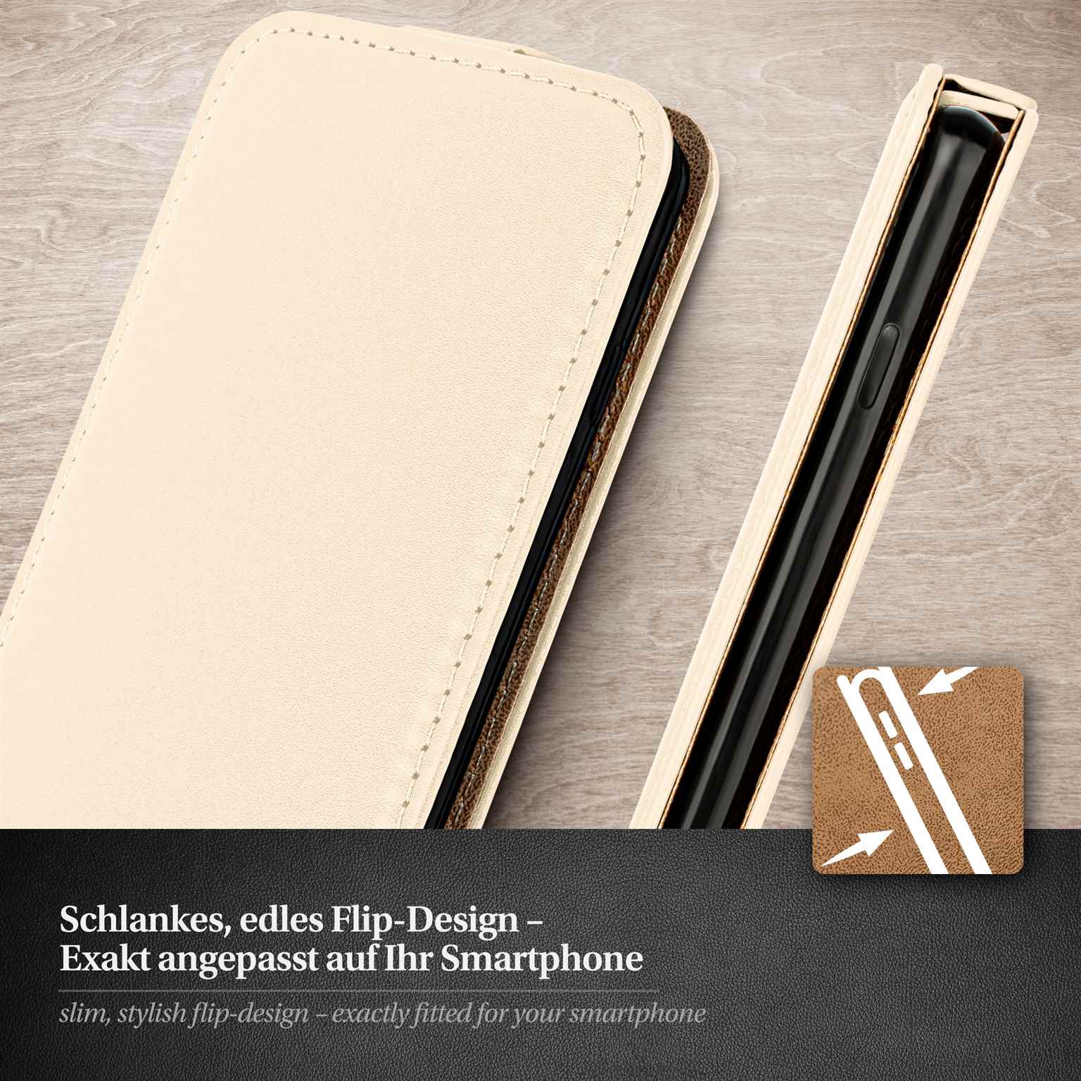 moex Flip Case Samsung Galaxy S Duos 2 Klapphülle Leder Optik – Weiteres Produktbild 1
