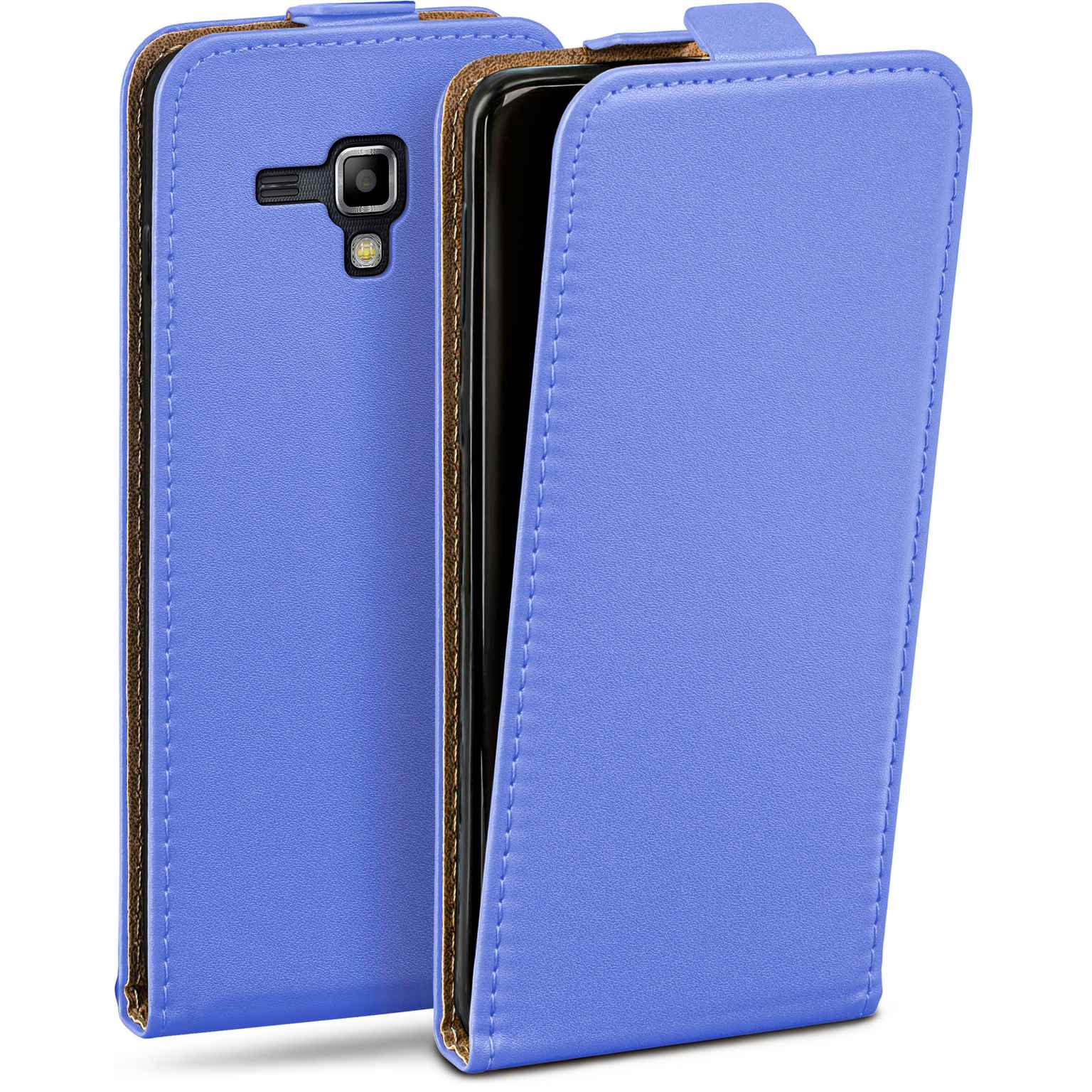 moex Flip Case Samsung Galaxy S Duos 2 Klapphülle Leder Optik – Weiteres Produktbild 1 moex Flip Case Samsung Galaxy S Duos 2 Klapphülle Leder Optik – Weiteres Produktbild 1