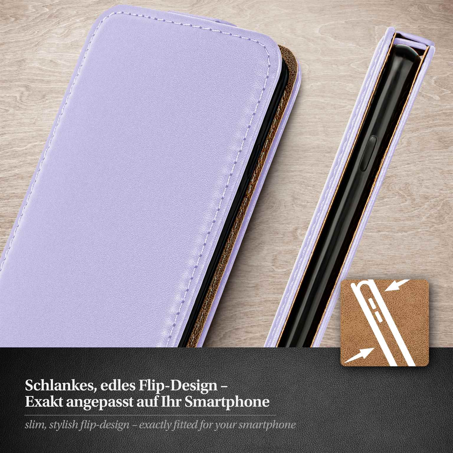 moex Flip Case Samsung Galaxy S Duos 2 Klapphülle Leder Optik – Weiteres Produktbild 2