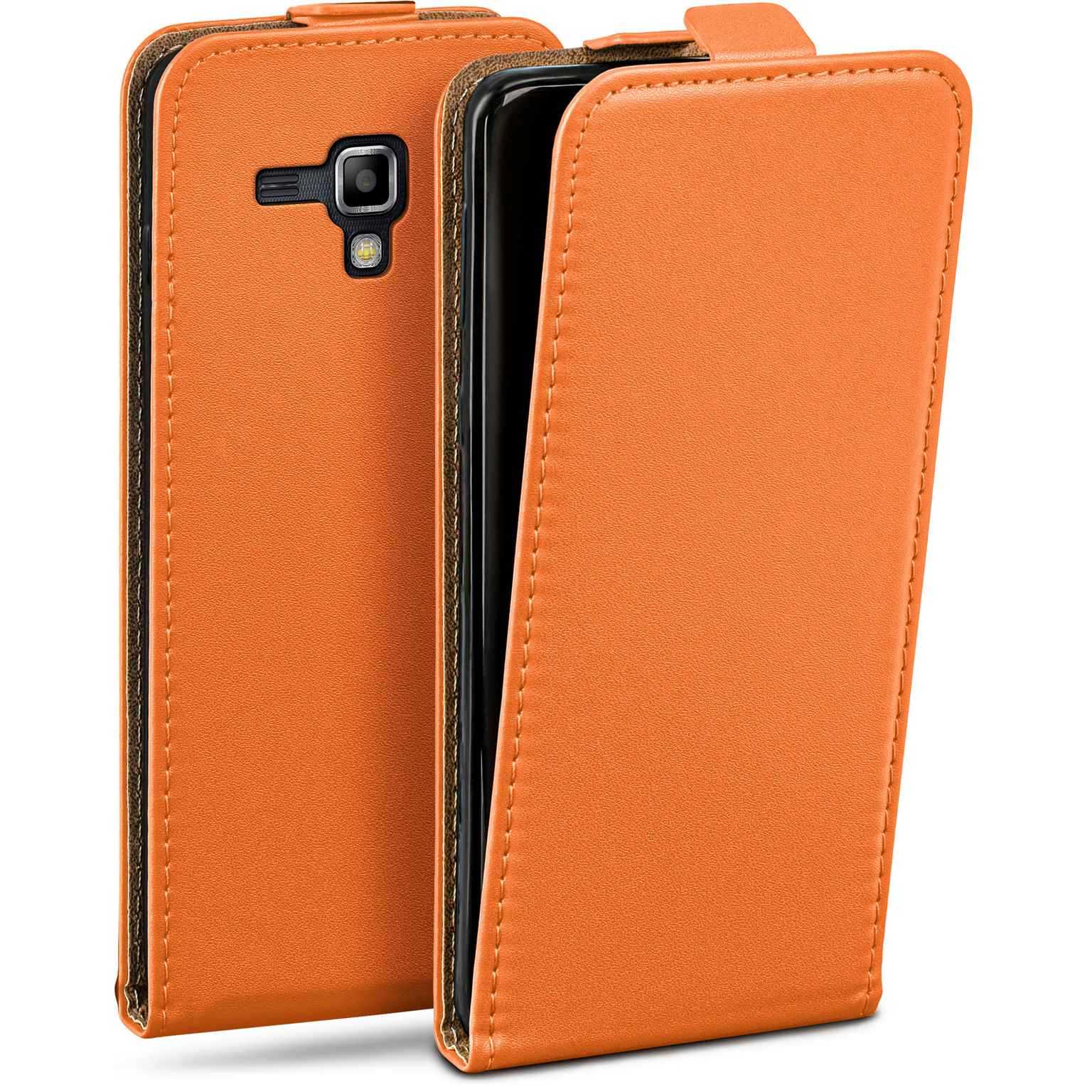 moex Flip Case Samsung Galaxy S Duos 2 Klapphülle Leder Optik – Weiteres Produktbild 1 moex Flip Case Samsung Galaxy S Duos 2 Klapphülle Leder Optik – Weiteres Produktbild 1
