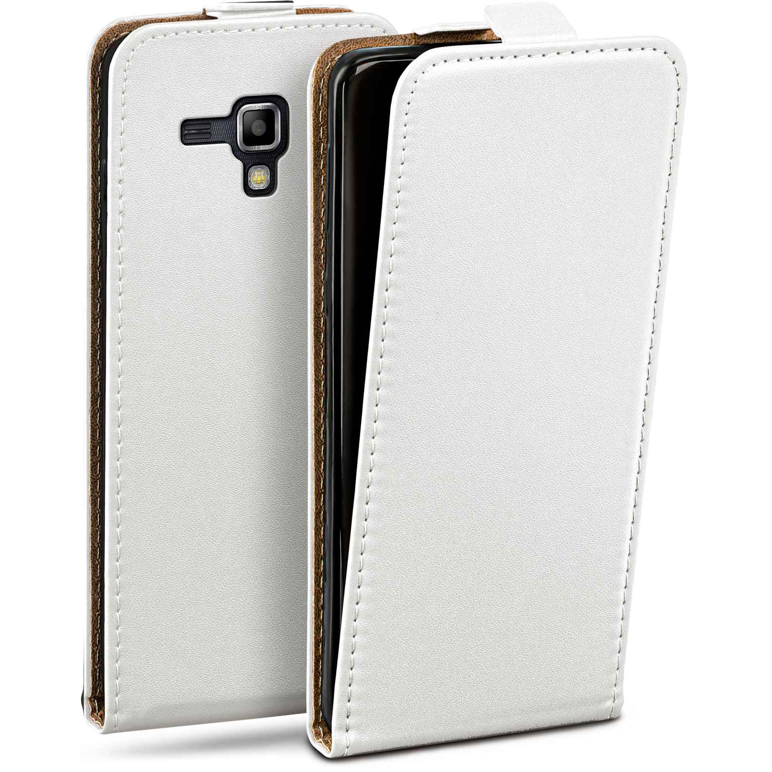 moex Flip Case Samsung Galaxy S Duos 2 Klapphülle Leder Optik – Weiteres Produktbild 1 moex Flip Case Samsung Galaxy S Duos 2 Klapphülle Leder Optik – Weiteres Produktbild 1