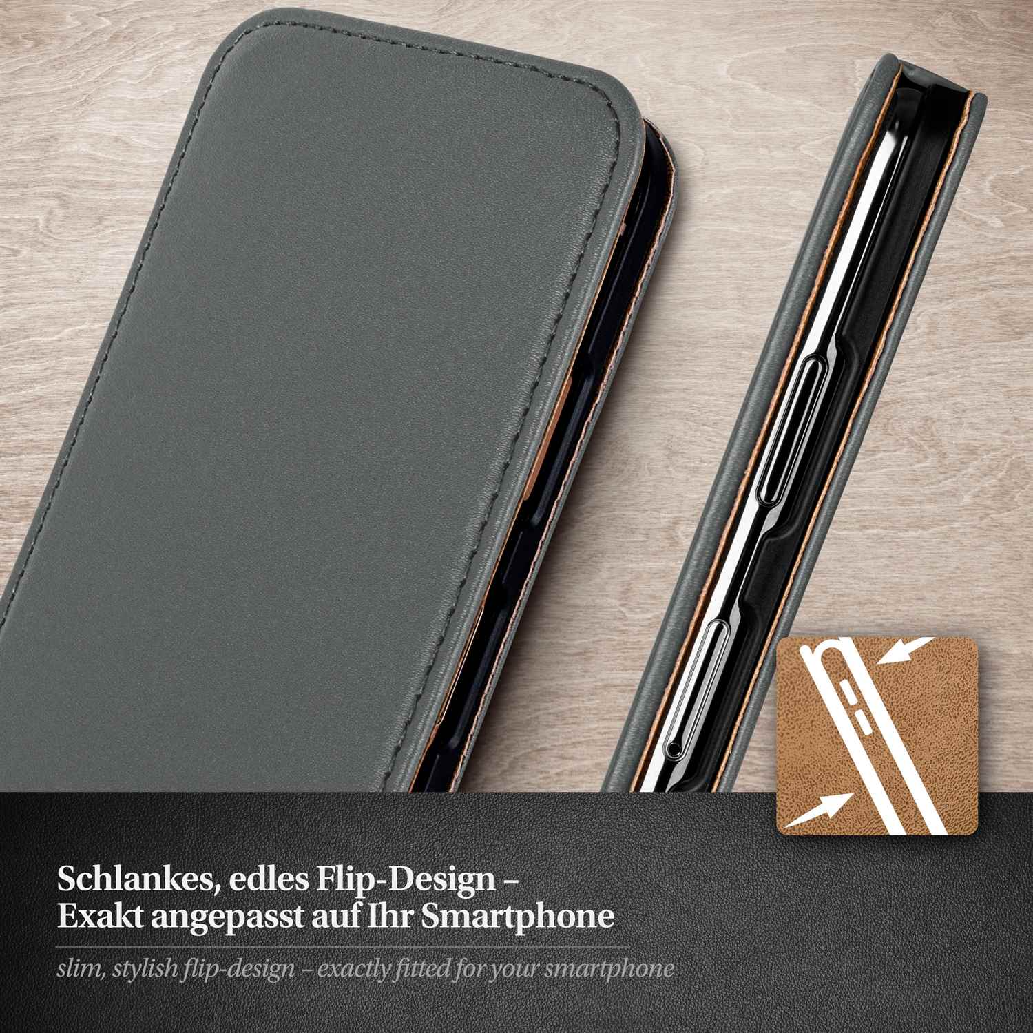 moex Flip Case Samsung Galaxy S Klapphülle Leder Optik – Weiteres Produktbild 1