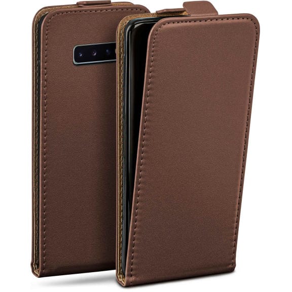 moex Flip Case Samsung Galaxy S10 Klapphülle Leder Optik – Weiteres Produktbild 1 moex Flip Case Samsung Galaxy S10 Klapphülle Leder Optik – Weiteres Produktbild 1