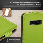 moex Flip Case Samsung Galaxy S10 Klapphülle Leder Optik – Produktbild 3
