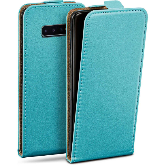 moex Flip Case Samsung Galaxy S10 Klapphülle Leder Optik – Weiteres Produktbild 1 moex Flip Case Samsung Galaxy S10 Klapphülle Leder Optik – Weiteres Produktbild 1
