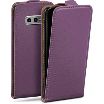 moex Flip Case Samsung Galaxy S10e Klapphülle Leder Optik – Indigo-Violet moex Flip Case Samsung Galaxy S10e Klapphülle Leder Optik – Indigo-Violet