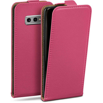 moex Flip Case Samsung Galaxy S10e Klapphülle Leder Optik – Berry-Fuchsia moex Flip Case Samsung Galaxy S10e Klapphülle Leder Optik – Berry-Fuchsia