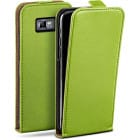 moex Flip Case Samsung Galaxy S2 Klapphülle Leder Optik – Produktbild 1