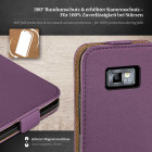 moex Flip Case Samsung Galaxy S2 Klapphülle Leder Optik – Weiteres Produktbild 3