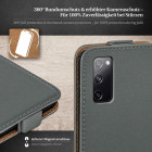moex Flip Case Samsung Galaxy S20 FE Klapphülle Leder Optik – Weiteres Produktbild 3