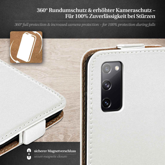 moex Flip Case Samsung Galaxy S20 FE Klapphülle Leder Optik – Weiteres Produktbild 3 moex Flip Case Samsung Galaxy S20 FE Klapphülle Leder Optik – Weiteres Produktbild 3