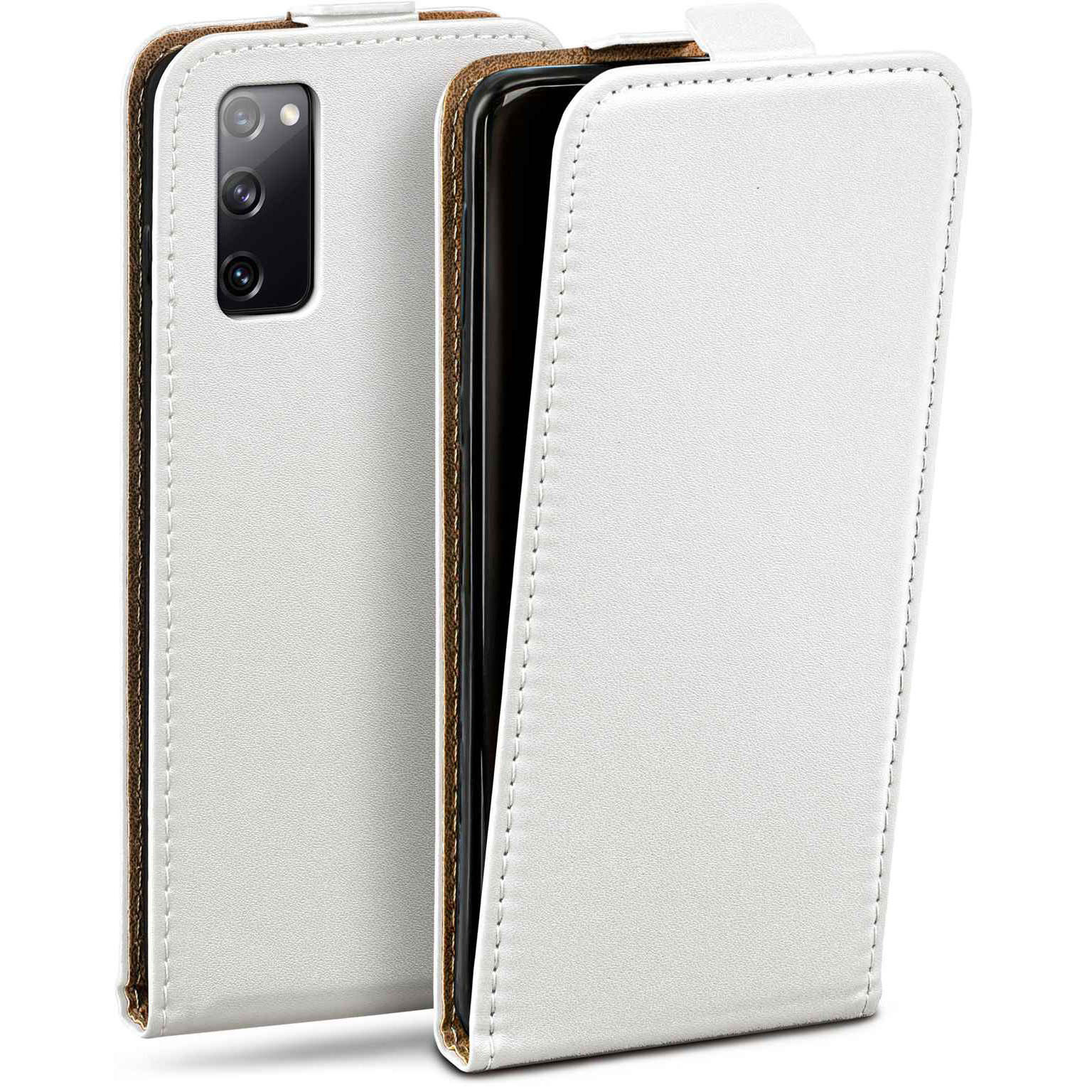 moex Flip Case Samsung Galaxy S20 FE 5G Klapphülle Leder Optik – Weiteres Produktbild 1