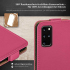 moex Flip Case Samsung Galaxy S20 Plus Klapphülle Leder Optik – Weiteres Produktbild 3