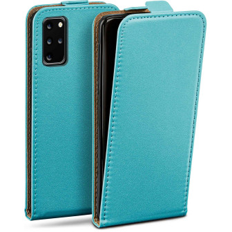 moex Flip Case Samsung Galaxy S20 Plus Klapphülle Leder Optik – Aqua-Cyan moex Flip Case Samsung Galaxy S20 Plus Klapphülle Leder Optik – Aqua-Cyan