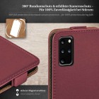 moex Flip Case Samsung Galaxy S20 Plus 5G Klapphülle Leder Optik – Weiteres Produktbild 3
