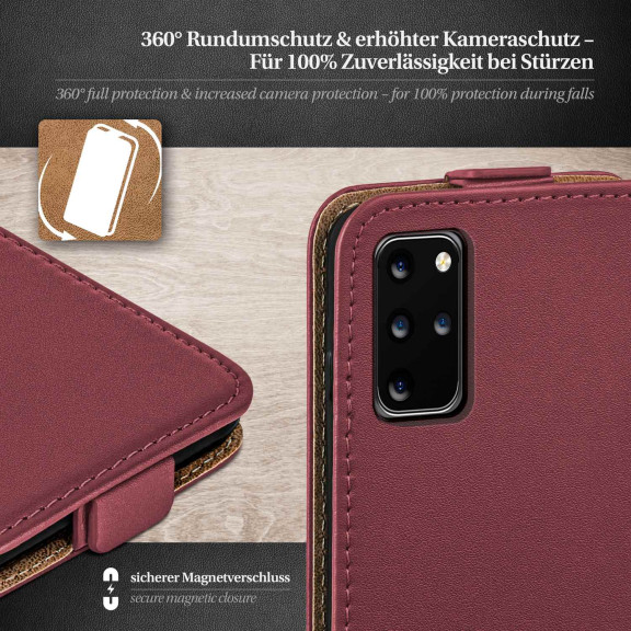 moex Flip Case Samsung Galaxy S20 Plus 5G Klapphülle Leder Optik – Weiteres Produktbild 3 moex Flip Case Samsung Galaxy S20 Plus 5G Klapphülle Leder Optik – Weiteres Produktbild 3