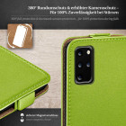 moex Flip Case Samsung Galaxy S20 Plus 5G Klapphülle Leder Optik – Weiteres Produktbild 3