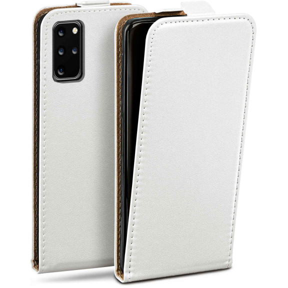 moex Flip Case Samsung Galaxy S20 Plus 5G Klapphülle Leder Optik – Weiteres Produktbild 1