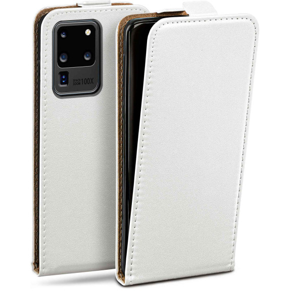 moex Flip Case Samsung Galaxy S20 Ultra Klapphülle Leder Optik – Weiteres Produktbild 1