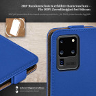 moex Flip Case Samsung Galaxy S20 Ultra 5G Klapphülle Leder Optik – Weiteres Produktbild 3