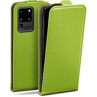 moex Flip Case Samsung Galaxy S20 Ultra 5G Klapphülle Leder Optik – Lime-Green moex Flip Case Samsung Galaxy S20 Ultra 5G Klapphülle Leder Optik – Lime-Green