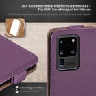moex Flip Case Samsung Galaxy S20 Ultra 5G Klapphülle Leder Optik – Weiteres Produktbild 3