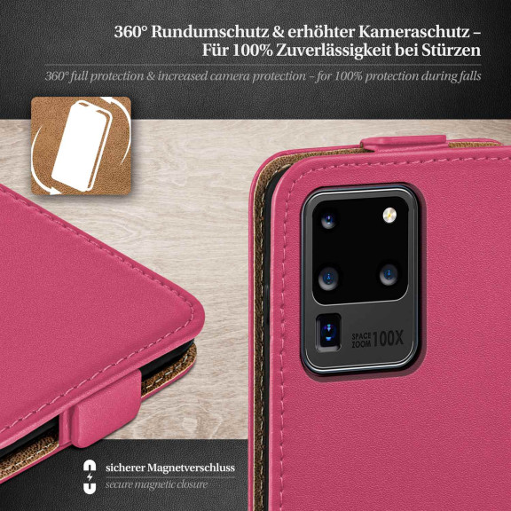 moex Flip Case Samsung Galaxy S20 Ultra 5G Klapphülle Leder Optik – Weiteres Produktbild 3 moex Flip Case Samsung Galaxy S20 Ultra 5G Klapphülle Leder Optik – Weiteres Produktbild 3