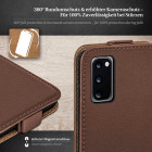moex Flip Case Samsung Galaxy S20 Klapphülle Leder Optik – Weiteres Produktbild 3