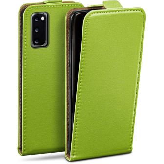 moex Flip Case Samsung Galaxy S20 5G Klapphülle Leder Optik – Lime-Green moex Flip Case Samsung Galaxy S20 5G Klapphülle Leder Optik – Lime-Green