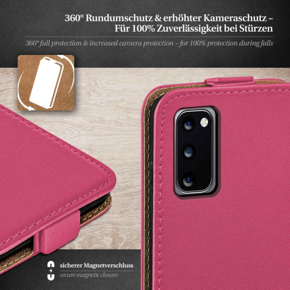 moex Flip Case Samsung Galaxy S20 5G Klapphülle Leder Optik – Weiteres Produktbild 3 moex Flip Case Samsung Galaxy S20 5G Klapphülle Leder Optik – Weiteres Produktbild 3