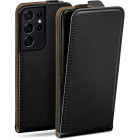 moex Flip Case Samsung Galaxy S21 Ultra Klapphülle Leder Optik – Weiteres Produktbild 1