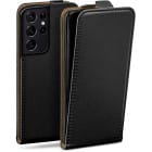 moex Flip Case Samsung Galaxy S21 Ultra Klapphülle Leder Optik – Weiteres Produktbild 1