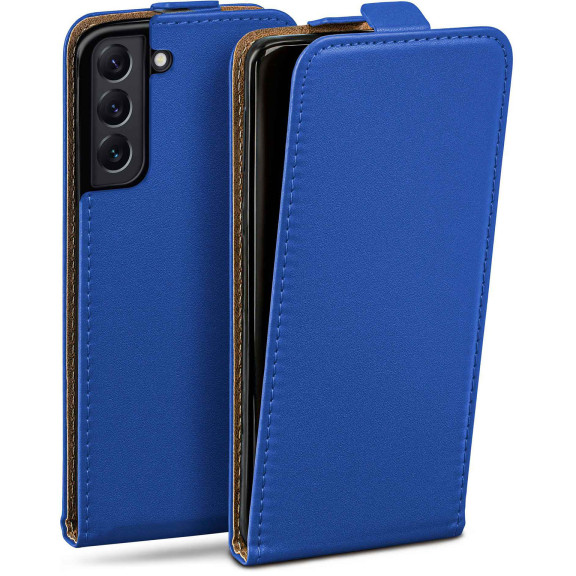 moex Flip Case Samsung Galaxy S22 Plus Klapphülle Leder Optik – Weiteres Produktbild 1