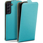 moex Flip Case Samsung Galaxy S22 Plus Klapphülle Leder Optik – Weiteres Produktbild 1