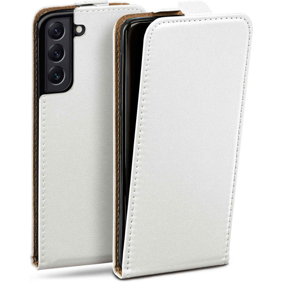 moex Flip Case Samsung Galaxy S22 Plus Klapphülle Leder Optik – Weiteres Produktbild 1