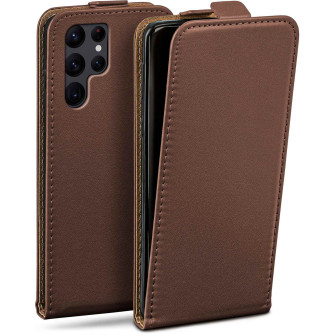 moex Flip Case Samsung Galaxy S22 Ultra Klapphülle Leder Optik – Oxide-Brown moex Flip Case Samsung Galaxy S22 Ultra Klapphülle Leder Optik – Oxide-Brown