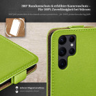 moex Flip Case Samsung Galaxy S22 Ultra Klapphülle Leder Optik – Weiteres Produktbild 3