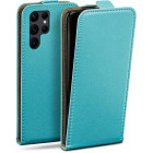 moex Flip Case Samsung Galaxy S22 Ultra Klapphülle Leder Optik – Weiteres Produktbild 1