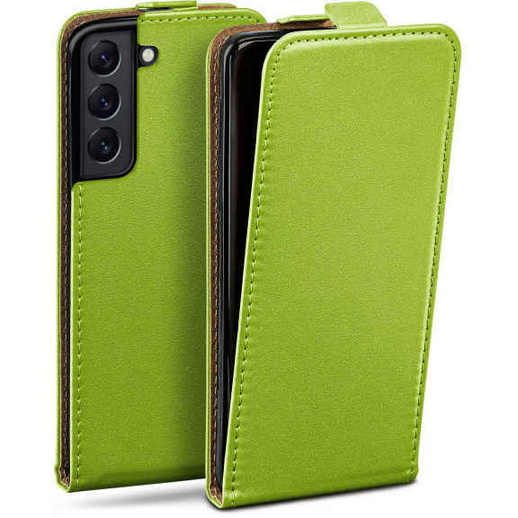 moex Flip Case Samsung Galaxy S22 Klapphülle Leder Optik – Weiteres Produktbild 1
