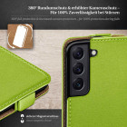 moex Flip Case Samsung Galaxy S22 Klapphülle Leder Optik – Weiteres Produktbild 3