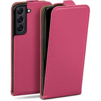 moex Flip Case Samsung Galaxy S22 Klapphülle Leder Optik – Berry-Fuchsia moex Flip Case Samsung Galaxy S22 Klapphülle Leder Optik – Berry-Fuchsia